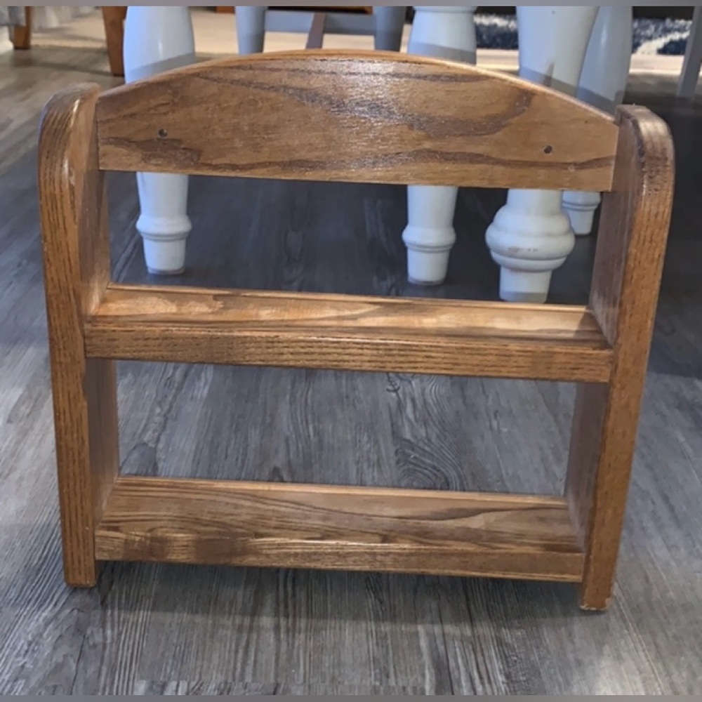Vintage Cornwall Wood Spice Rack